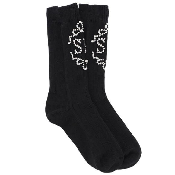 Simone Rocha Embellished Ankle-Length Socks